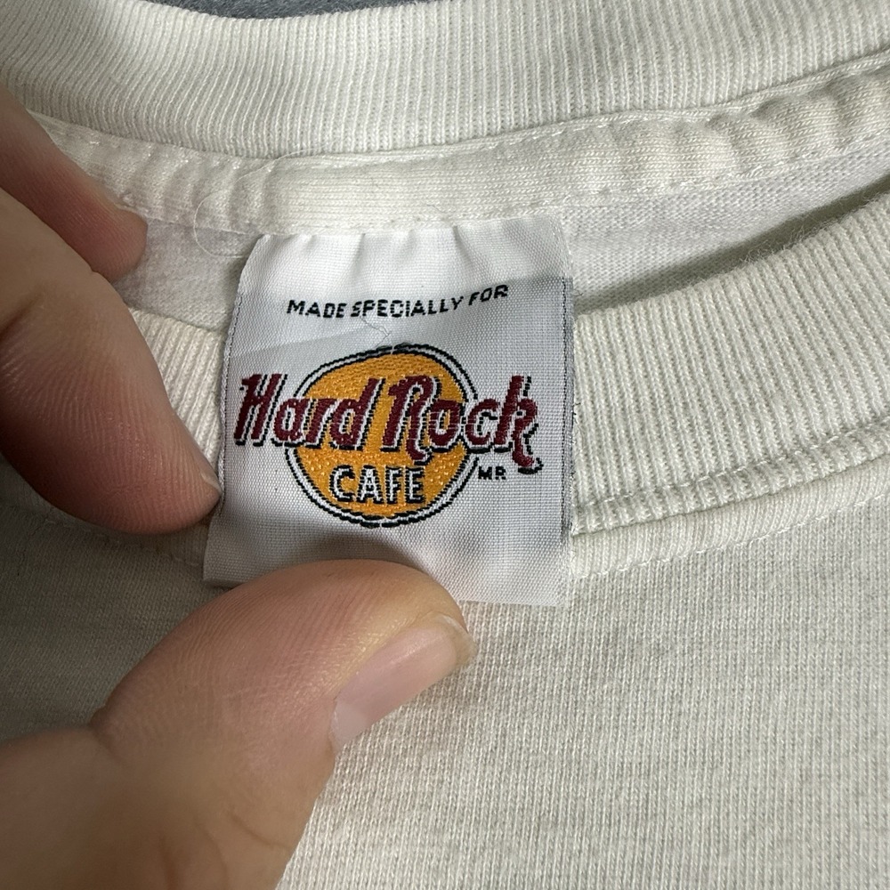 Vintage Hard Rock Cafe Cozumel Mexico T-Shirt White Coral Reef Fish OCEAN XL - Picture 6 of 7